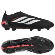 adidas Predator League Laceless FG Immortal DNA - Svart/Fottøy Hvit/Lu...