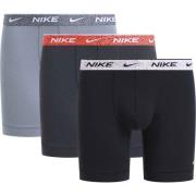 Nike Boxer 3-Pakke - Svart/Grå/Multicolor