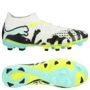 PUMA Future 9 Match FG/AG Creativity - Gul/Mint/PUMA White/PUMA Svart