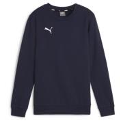 PUMA Genser teamGOAL Casuals Crewneck - PUMA Svart/PUMA White Barn