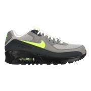Nike Sneaker Air Max 90 Mesh - Svart/Neon Gul/Antrasitt Barn