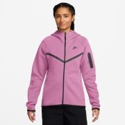 Nike Hettegenser Tech Fleece FZ Windrunner - Rosa/Svart Kvinner