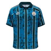 Manchester City Fotballdrakt King Retro - Tropisk blå/Navy