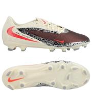 Nike Phantom 6 Academy Low Cut MG United - Bordeaux/Universal Red/Grå