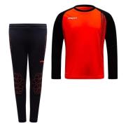 Uhlsport Keepersett Impulse - Fluo Rød/Svart Barn